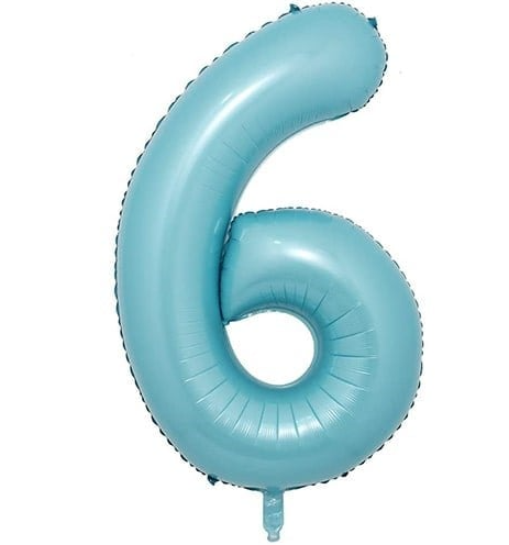 Folyo Balon Mavi 6 34 İnç 76 Cm